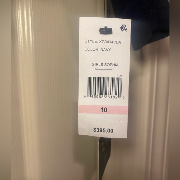 NWT SAM Girls Sophia Velvet Down Jacket in Blue - Picture 7 of 7